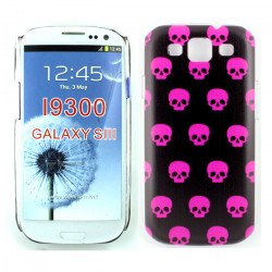 Samsung Galaxy S3 Purple Skull Design Case